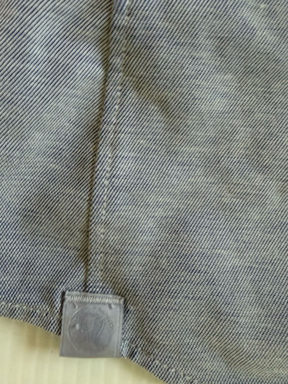 Classic Men's Light Blue Long-Sleeve Button-Down Shirt - Picture 6 of 9